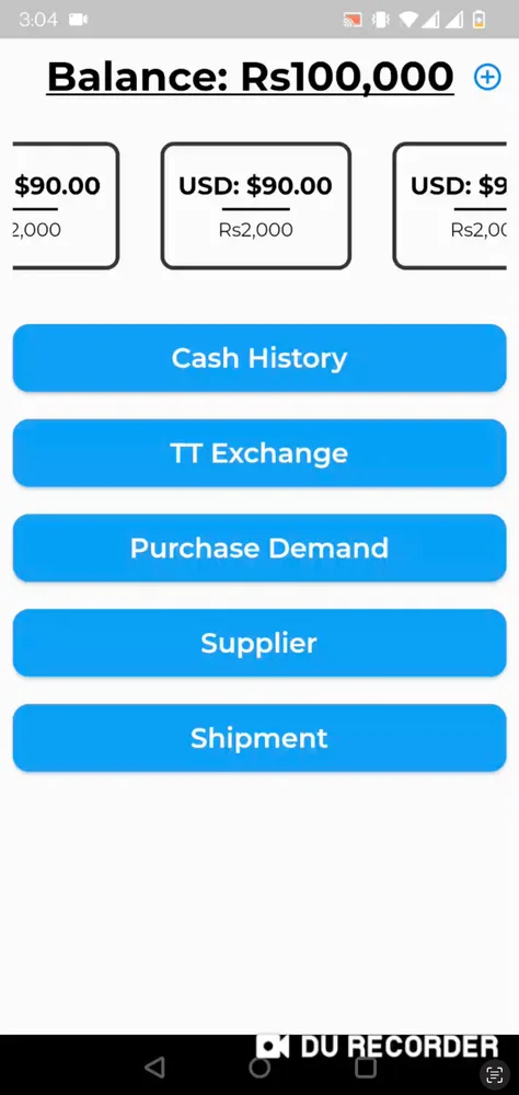 TT Manager main screen